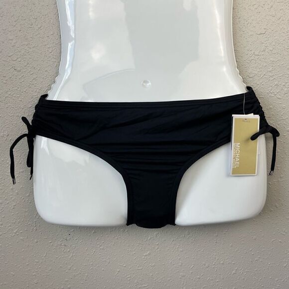 NWT MICHAEL Michael Kors Black Tankini and Matching Bottoms Multiple Sizes - Picture 7 of 9
